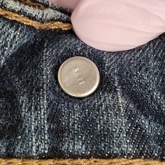 LEVIS 559 Jeans 36x30 Whiskered Dark-Wash - Picture 15 of 16